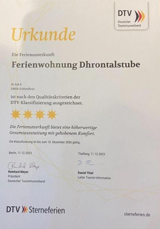 Dhrontalstube Apartman Grafendhron Kültér fotó